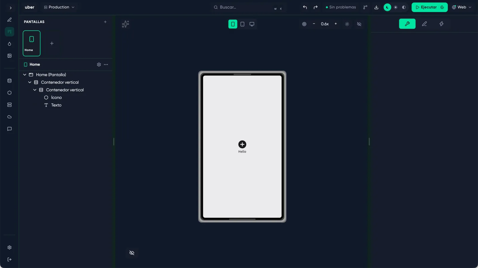 UI builder in DragBuilder